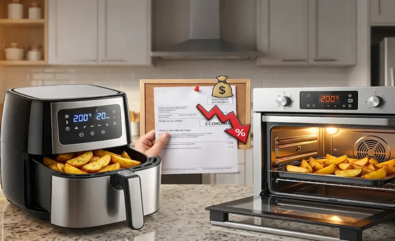 Air fryer ou forno elétrico: qual gasta mais energia na prática?