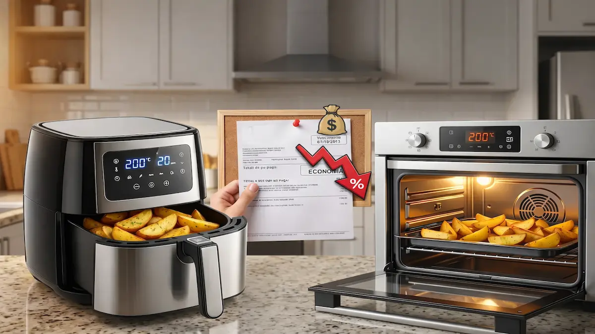 Air fryer ou forno elétrico: qual gasta mais energia na prática?