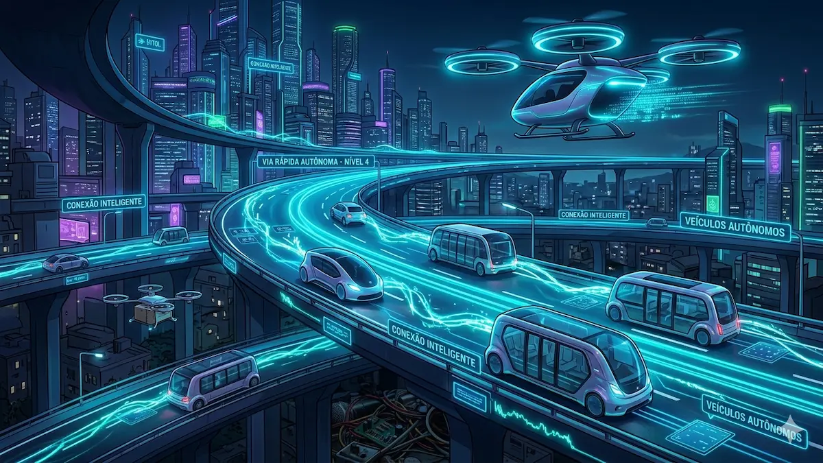 O Futuro dos Transportes Autônomos: Como a IA está assumindo o controle de carros, ônibus e aviões