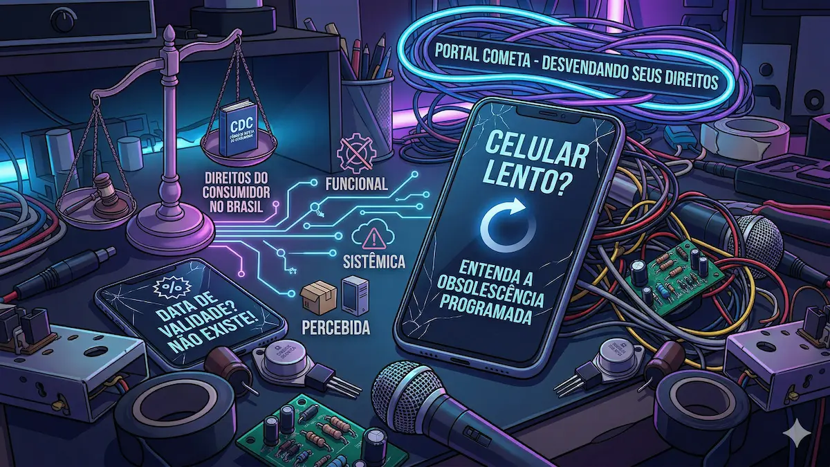 Seu celular ficou lento “do nada”? Entenda o que é a Obsolescência Programada